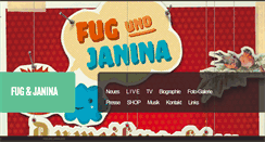 Desktop Screenshot of fug-und-janina.de